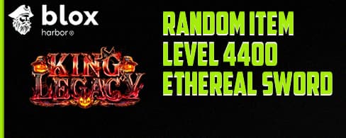 Banner da conta 'Level 4400 + Etheral Sword + Random Item'