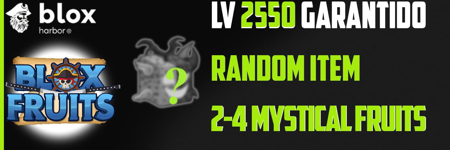 Banner da conta '2550 + RANDOM ITEM + 2- 4 Mystical fruits'