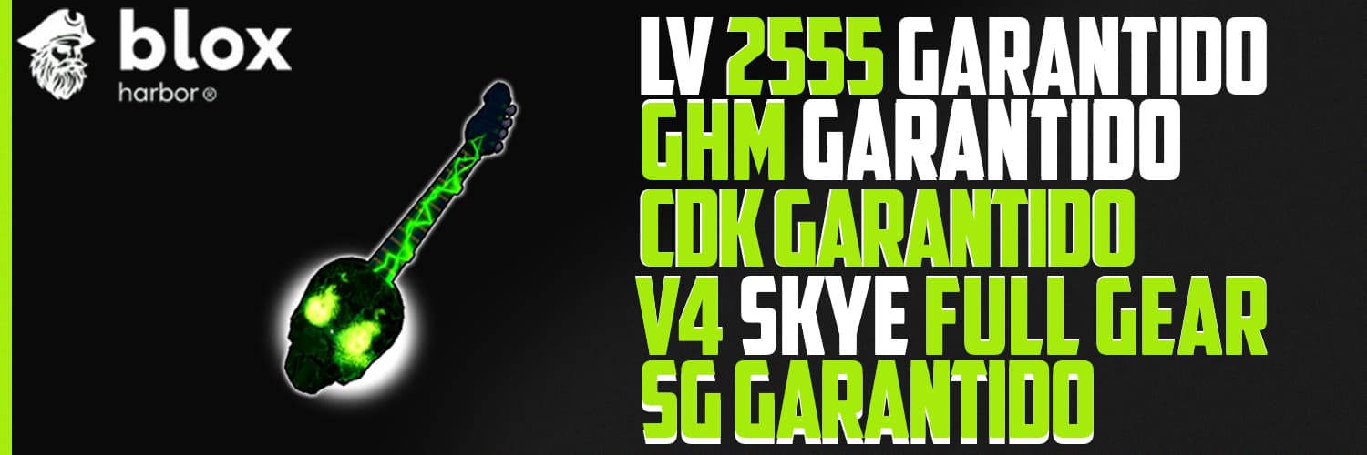 Banner da conta 'LV 2550 + GHM + SG + CDK + SKY FULL GEAR'