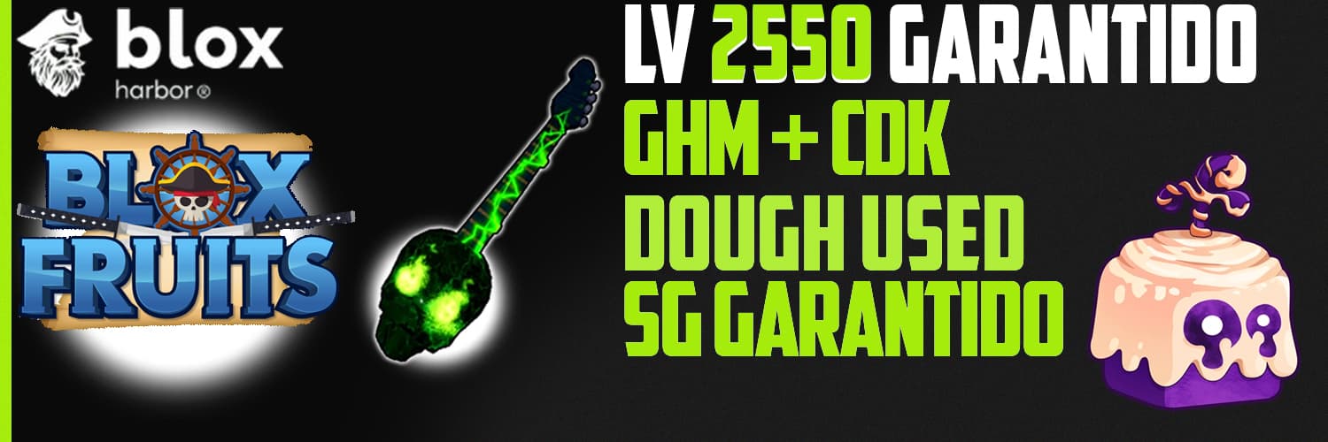 Banner da conta '2550 + GHM+ SG + CDK + DOUGH USED'