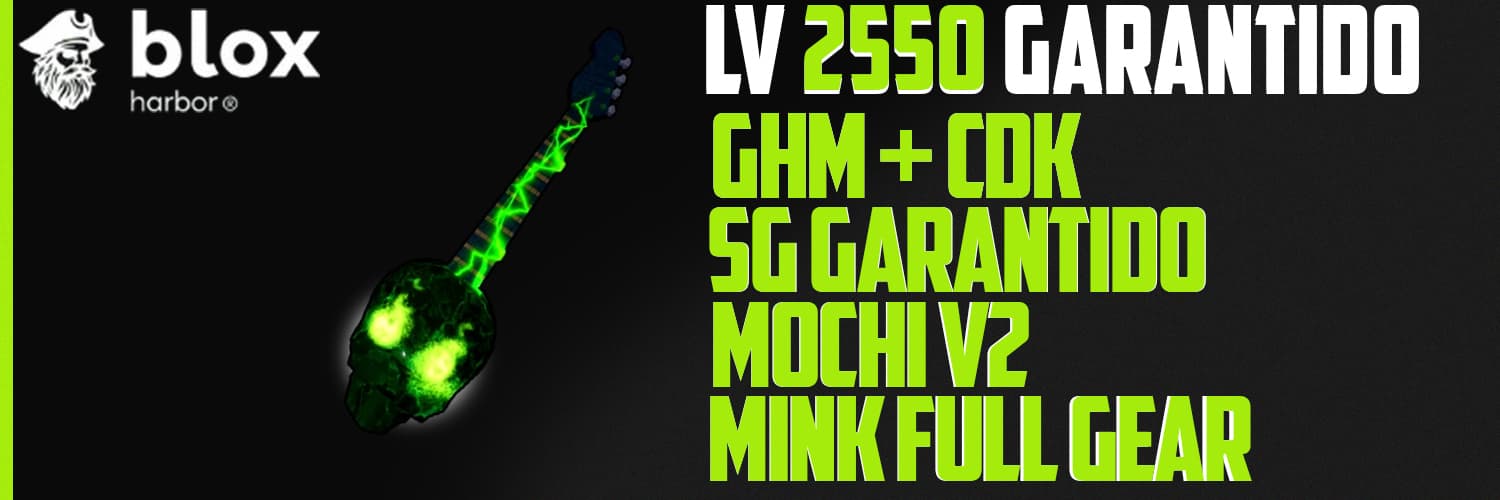 Banner da conta '2550 + GHM +SG+ CDK + MOCHI V2 ___ +MINK FUll GEAR'