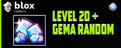 Banner da conta 'Level 20+ Gemas Aleatorias'