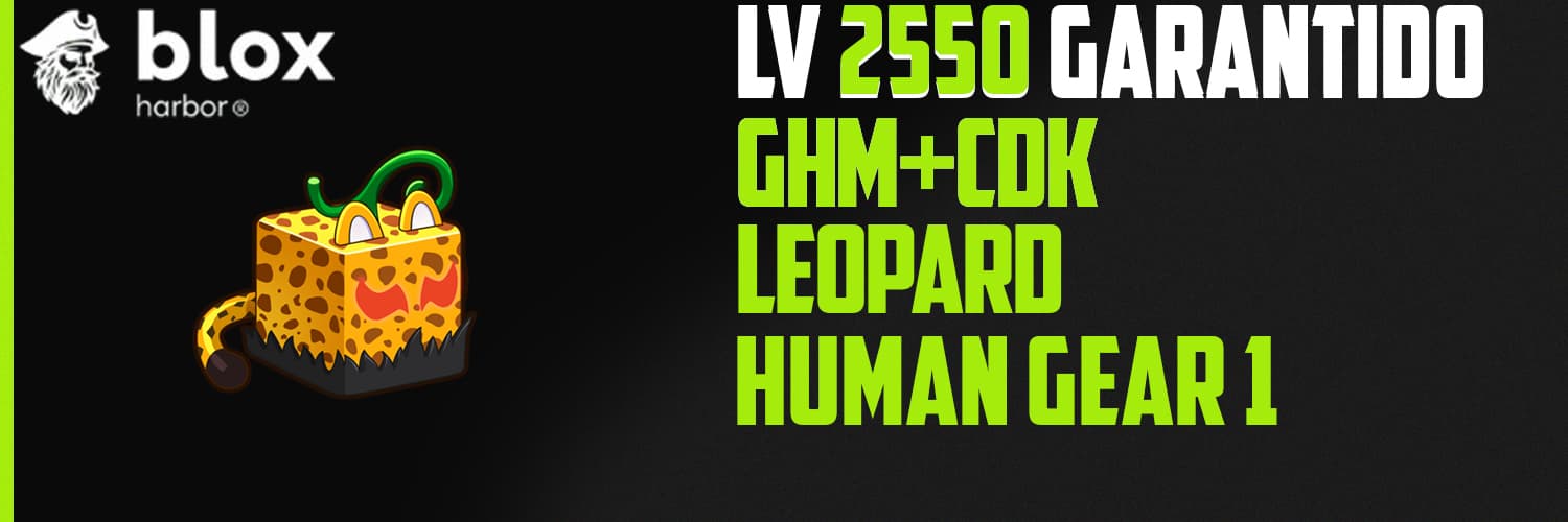 Banner da conta '2550 + CDK+ GHM + LEOPARD _____ HUMAN GEAR 1'