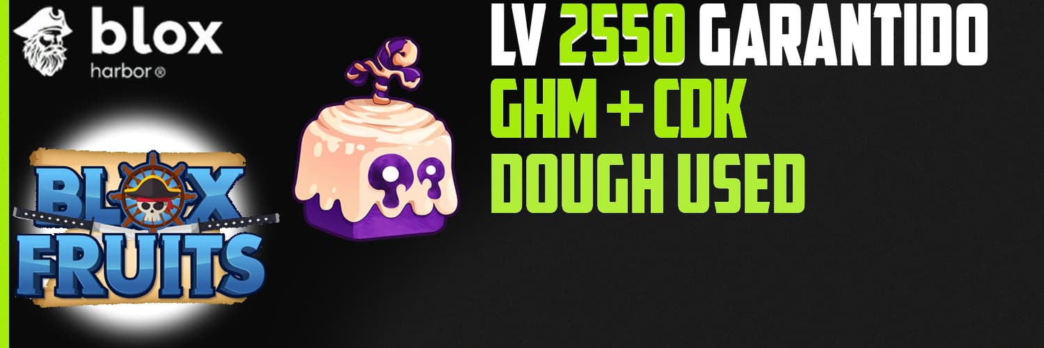 Banner da conta '2550 + GHM + CDK + DOUGH USED'