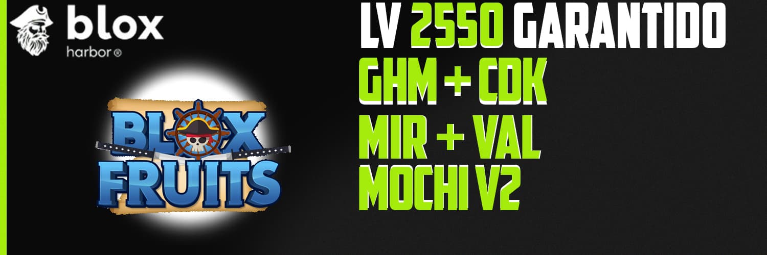 Banner da conta 'LV 2550 +GHM +CDK + MIR + VAL + MOCHI V2 '