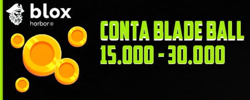 Banner da conta 'Conta Blade Ball 15.000 - 30.000 Coins'