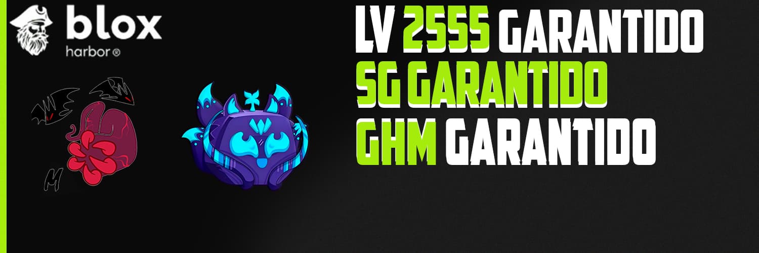 Banner da conta '2550 + GHM +SG + Kitsune + Sanguine Art'